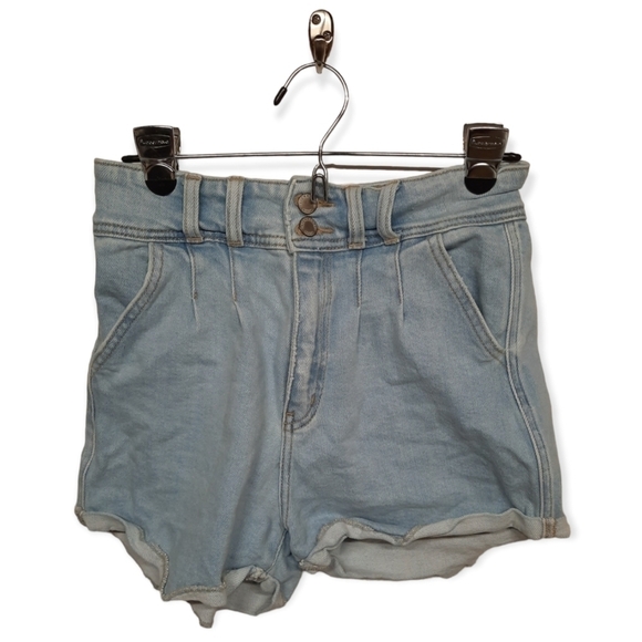 Kancan Mom Fit Jean Shorts Womens Size 27 Blue - Picture 1 of 6